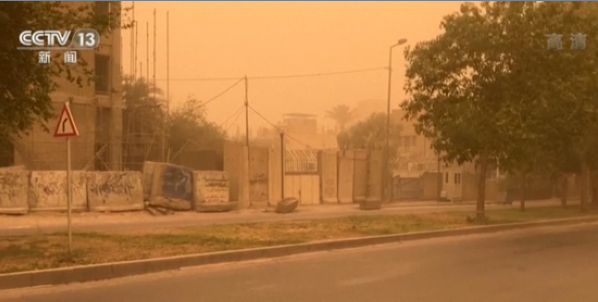 伊拉克沙尘天气致巴格达等地航班停飞