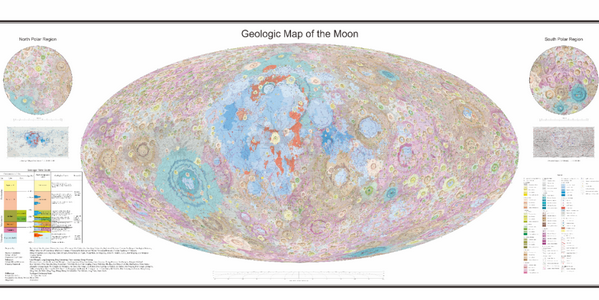 世界首幅1:250万月球全月地质图完成