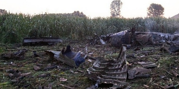 乌克兰一架货机在希腊北部坠毁