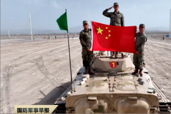 中国空降兵，出国参赛！