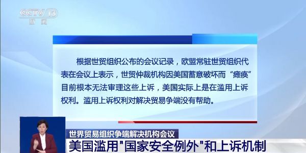被判违反世贸规则 美拒不执行裁定反上诉